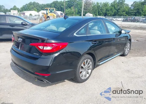 2016 Hyundai Sonata Sport из США, поврежденный, VIN 5NPE34AF6GH338166